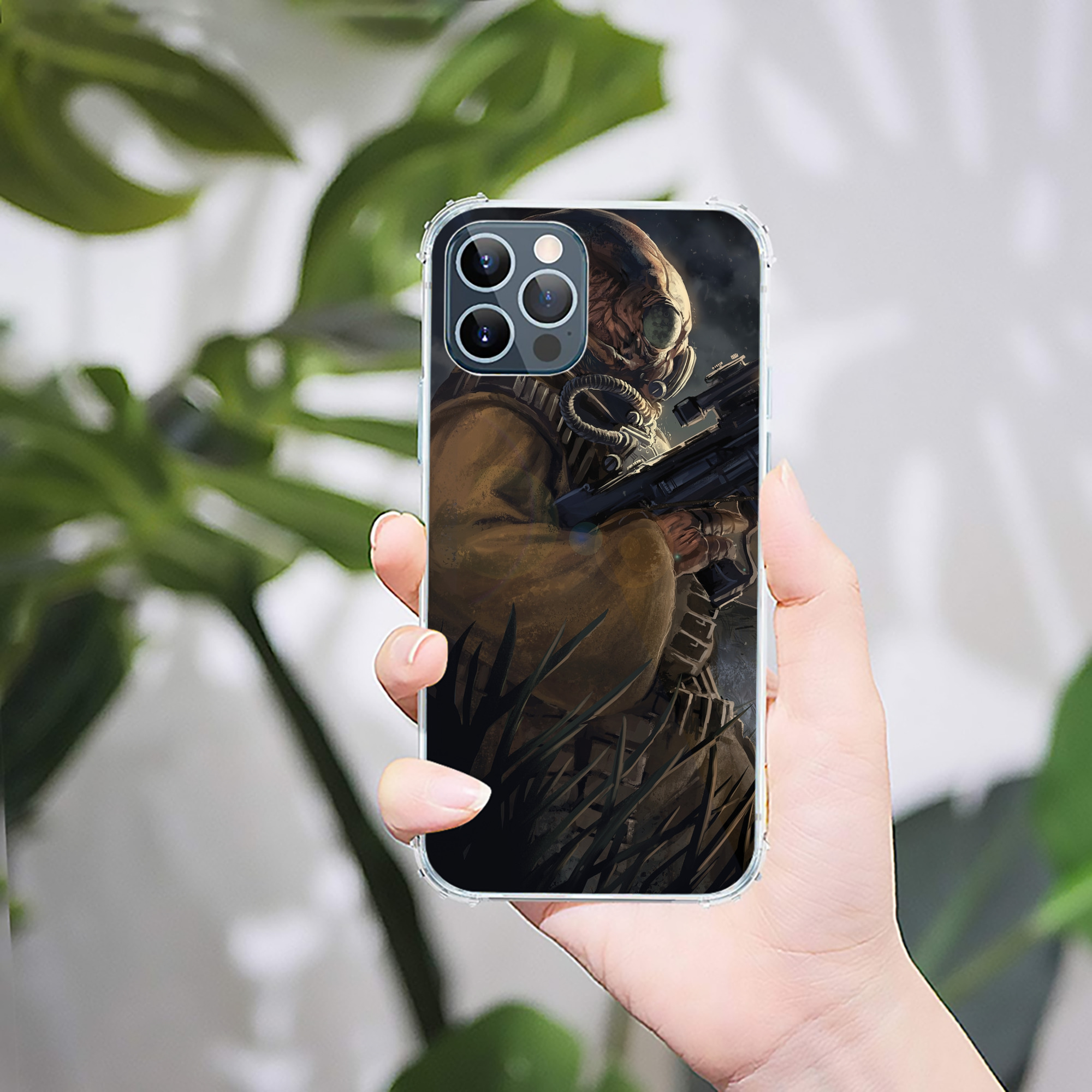 （画像用） スター・ウォーズ Star Wars 【iPhone 12シリーズ対応】透明スマホケース（クリアソフトケース）